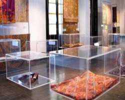 Traditional weaving methods, instruments, and equipment are also displayed in the museum.